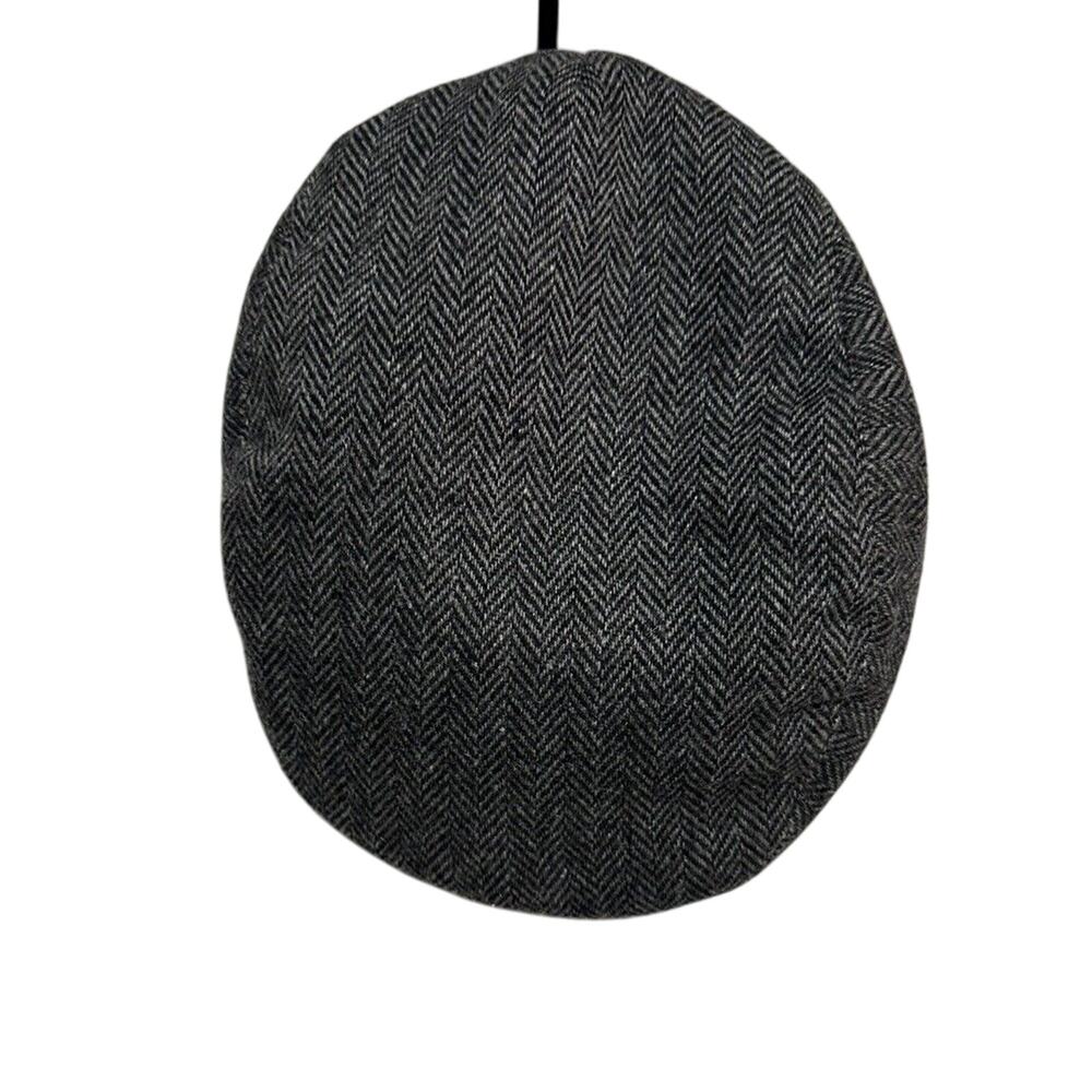 Totes Newsboy ”Rain Rolls Right Off” Wool Cap Hat Size M Made In Hong Kong Vtg.